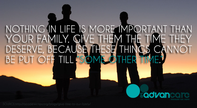 Give Importance to your Family